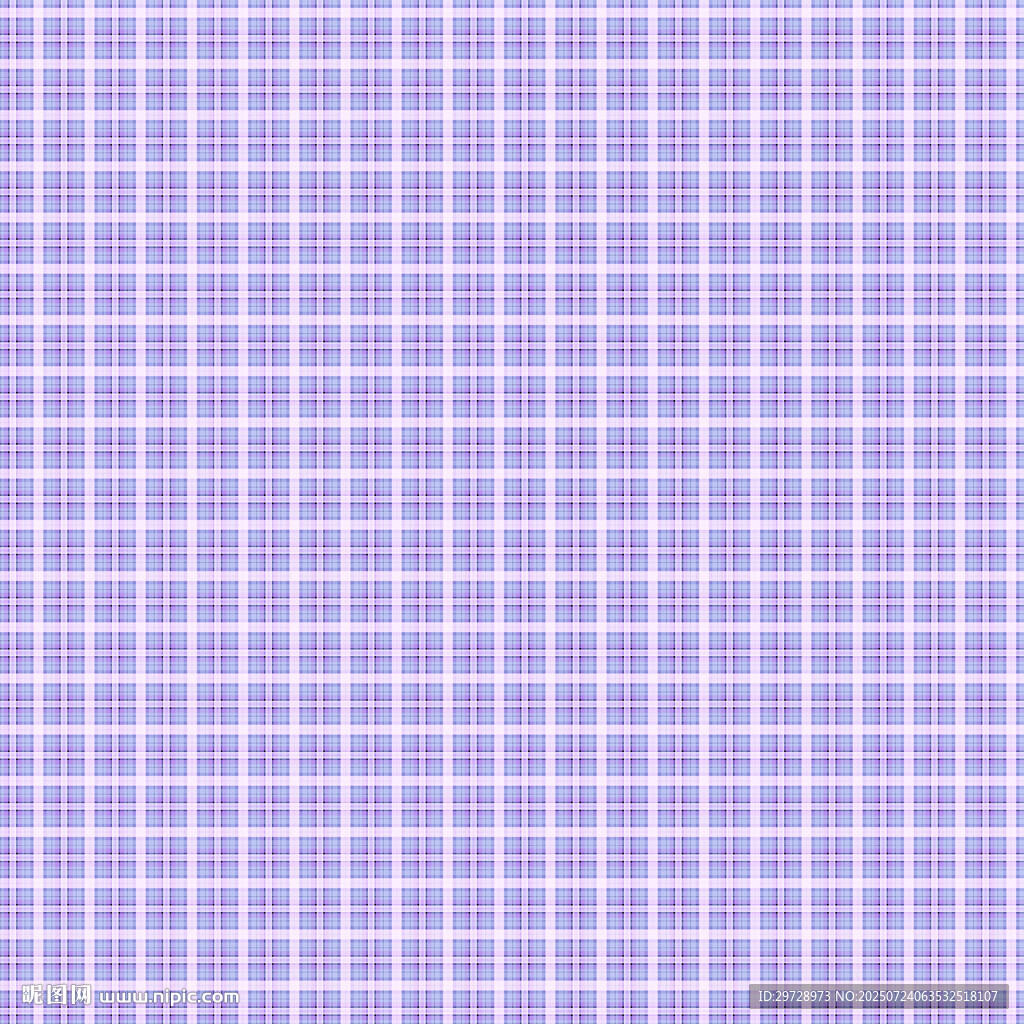 紫色田字格布紋面料
