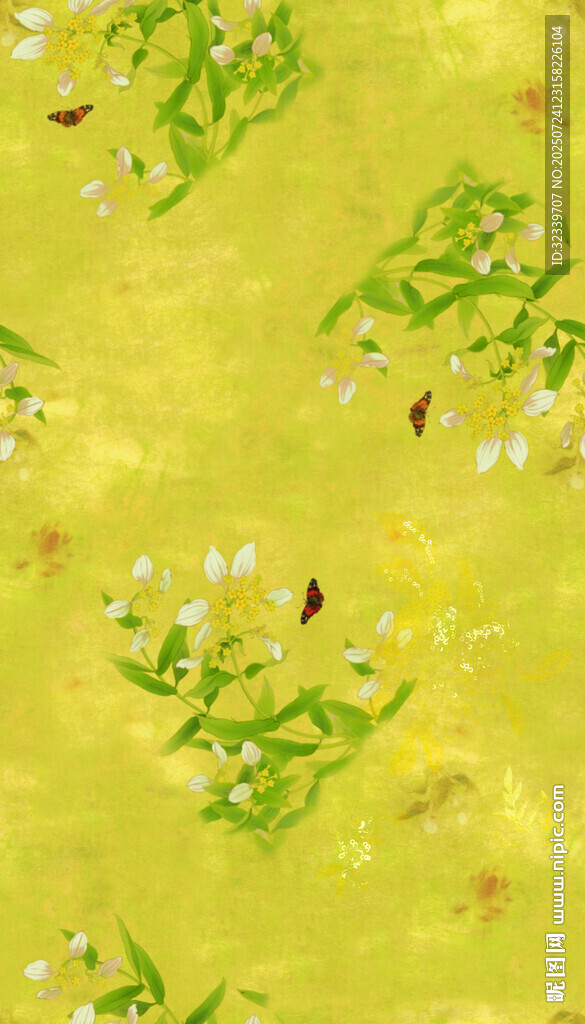 蝴蝶碎花