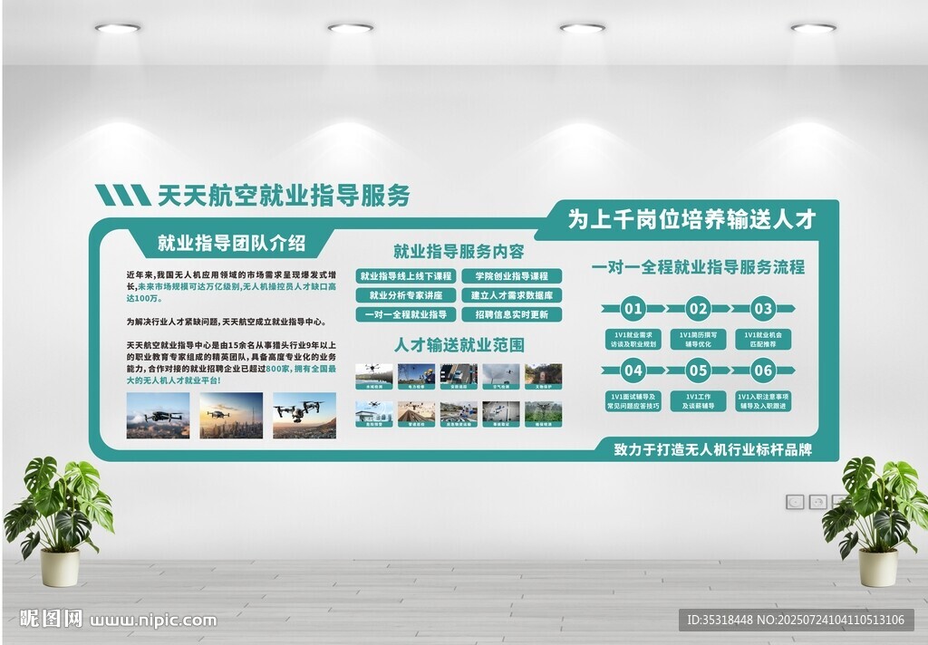 無人機文化墻