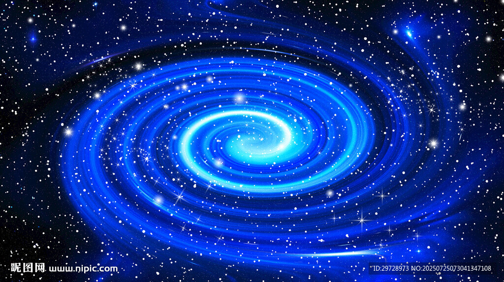藍色星空背景
