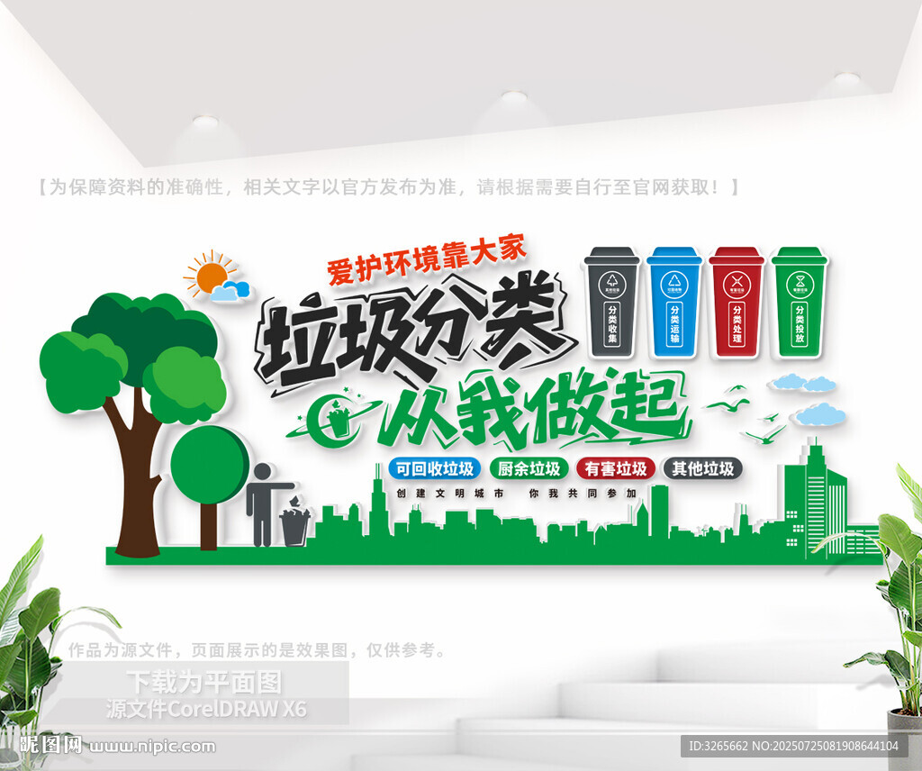 垃圾分類戶外文化墻