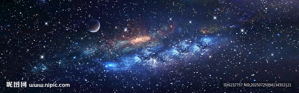 巨幅星空天花軟膜背景