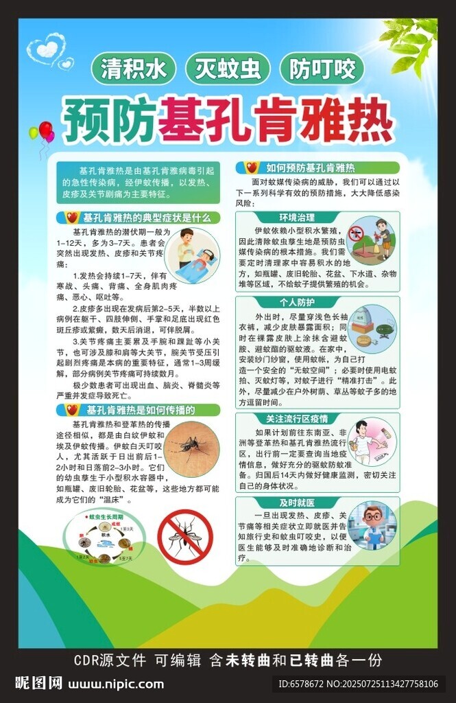 預(yù)防基孔肯雅熱海報(bào)
