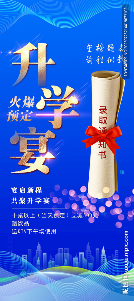 升學(xué)宴海報