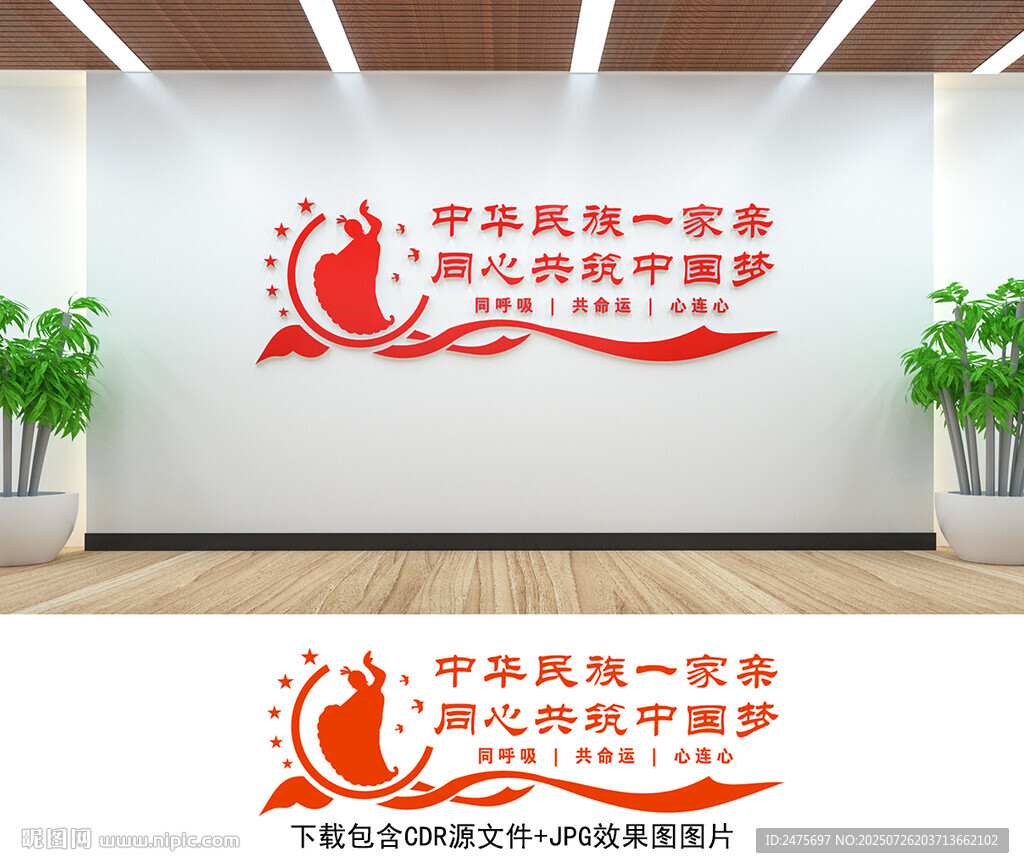 民族團(tuán)結(jié)文化墻