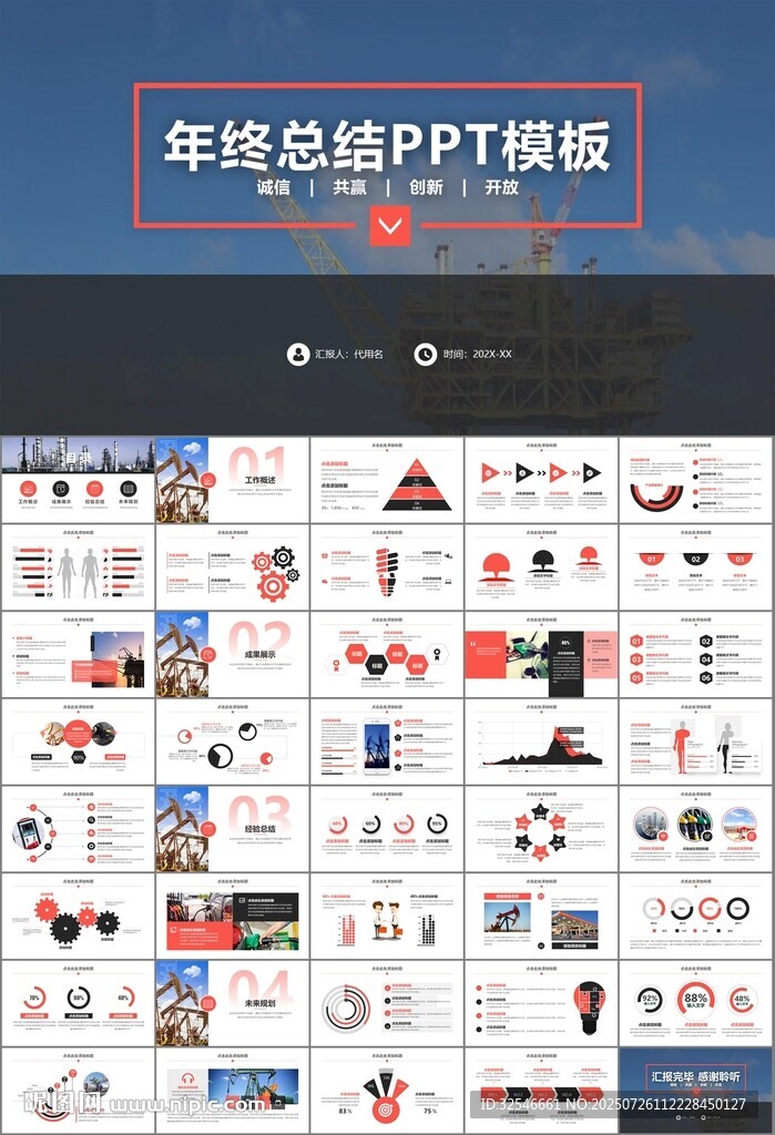 石油化工行業(yè)作總結(jié)匯報PPT