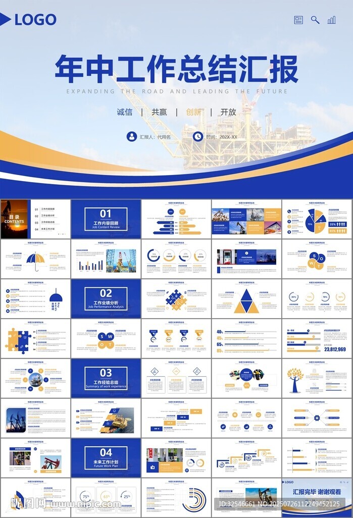 石油化工行業(yè)作總結(jié)匯報(bào)PPT