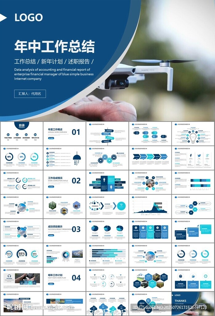無(wú)人機(jī)行業(yè)工作總結(jié)匯報(bào)PPT