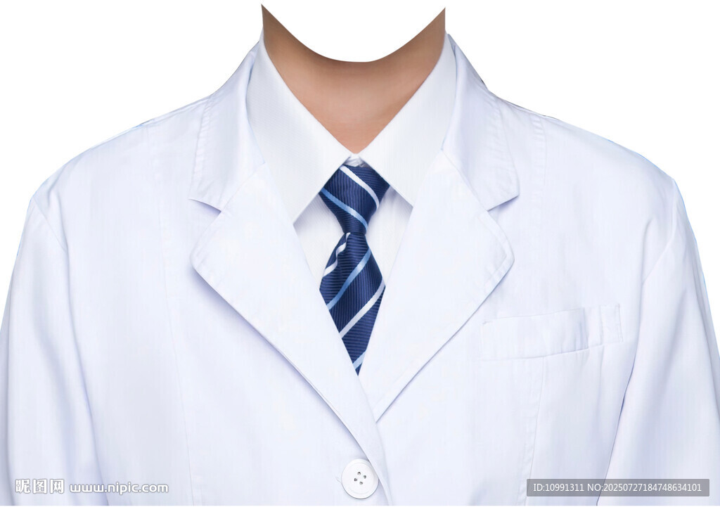 醫(yī)生白大褂工作服套裝素材