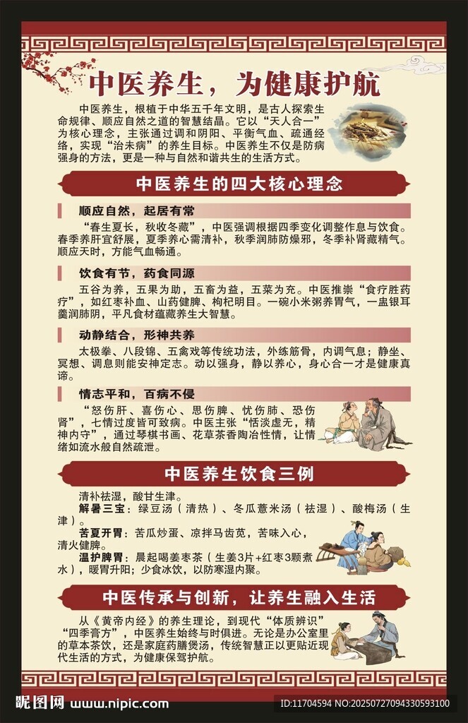 中醫(yī)養(yǎng)生知識海報(bào)