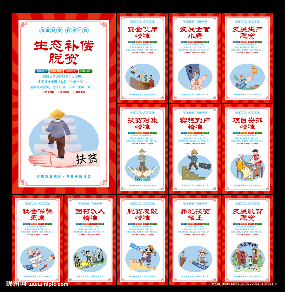 精準扶貧標語