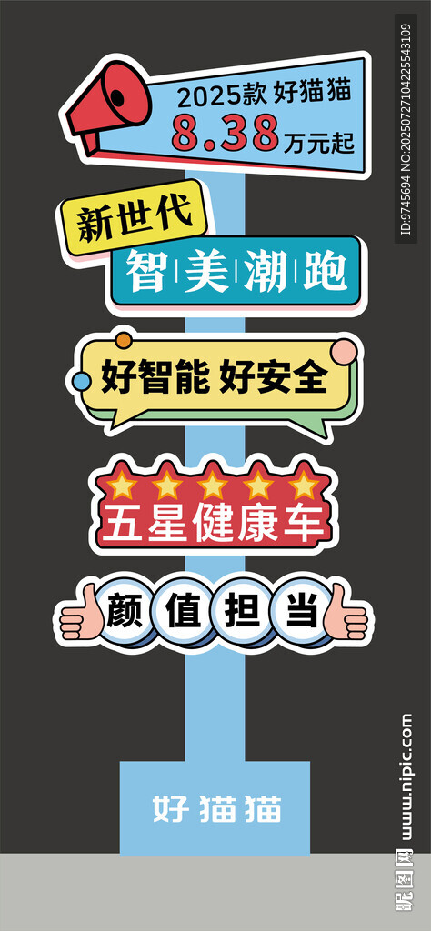 賣(mài)點(diǎn)指示牌展示
