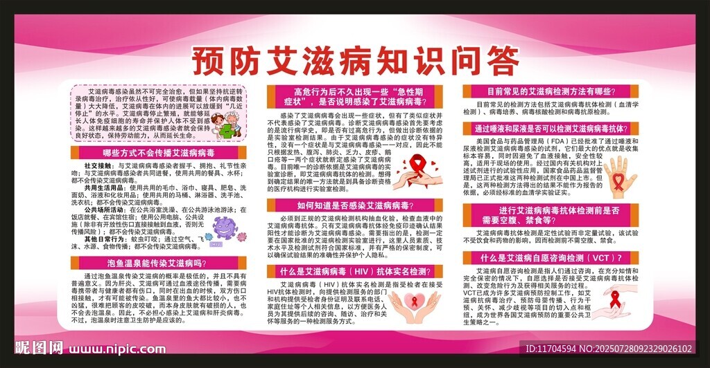 艾滋病日宣傳欄