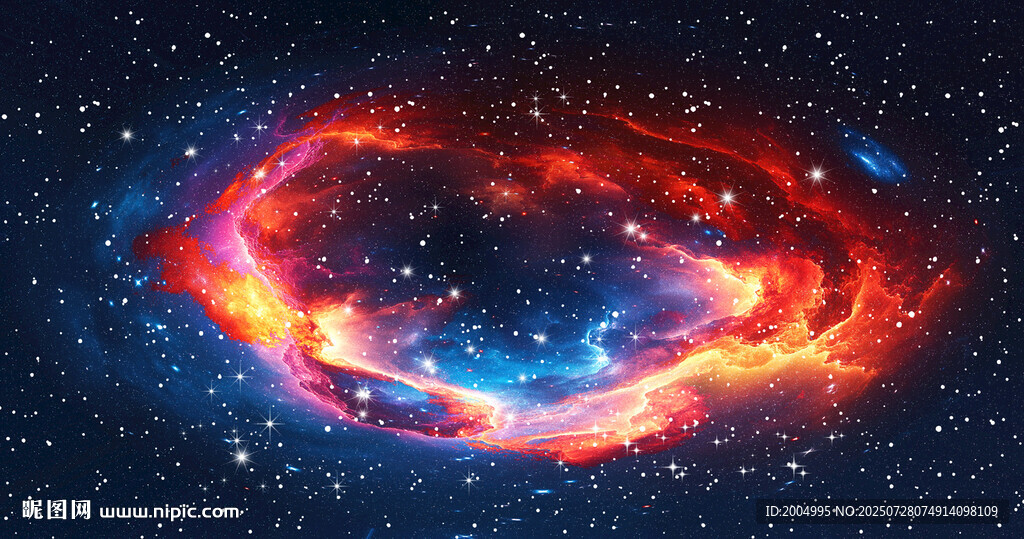 夢幻絢麗的璀璨星空