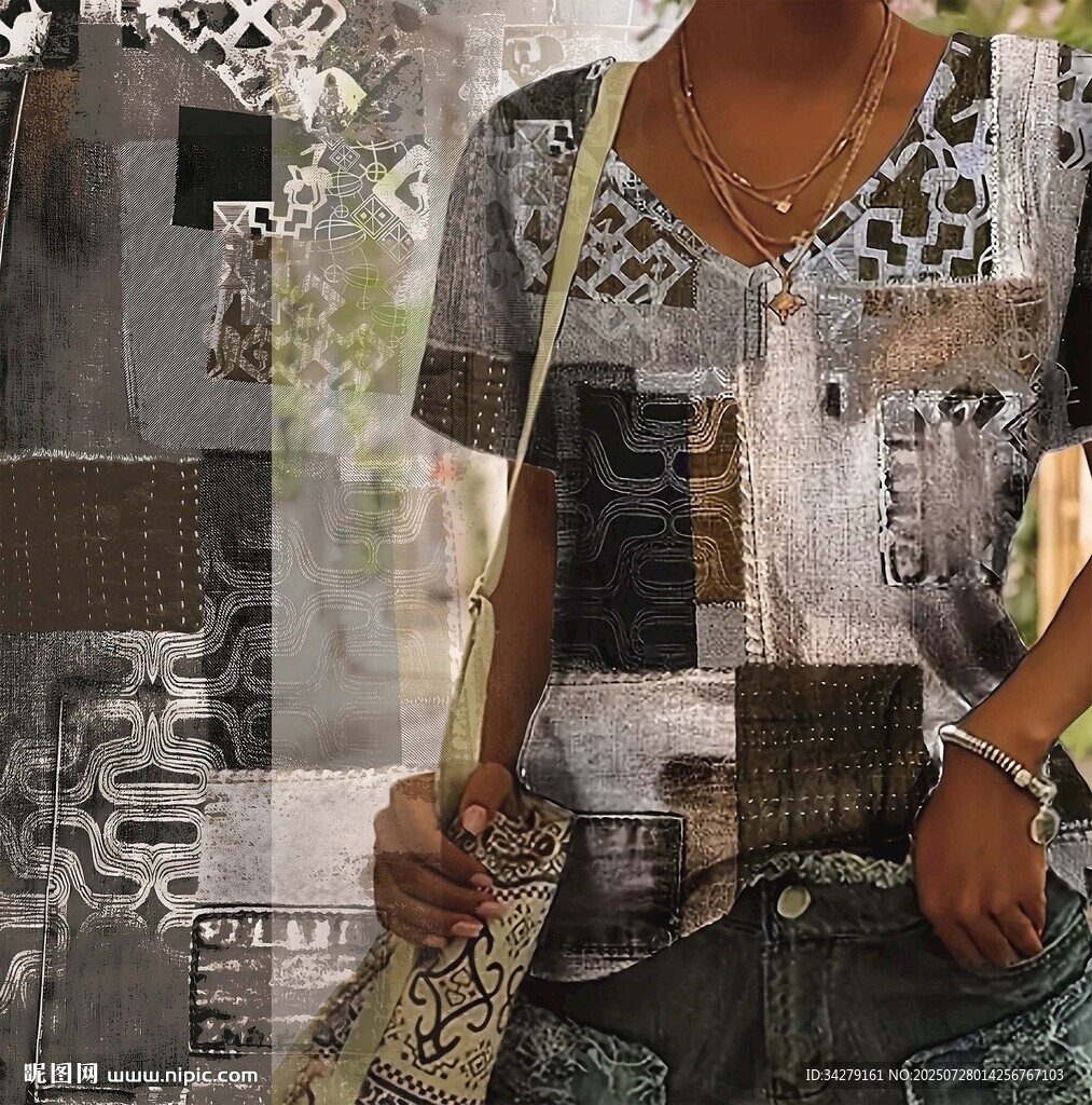 拼接布紋花