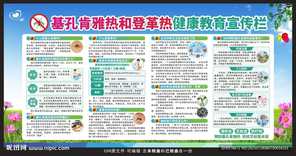 基孔肯雅熱登革熱宣傳欄