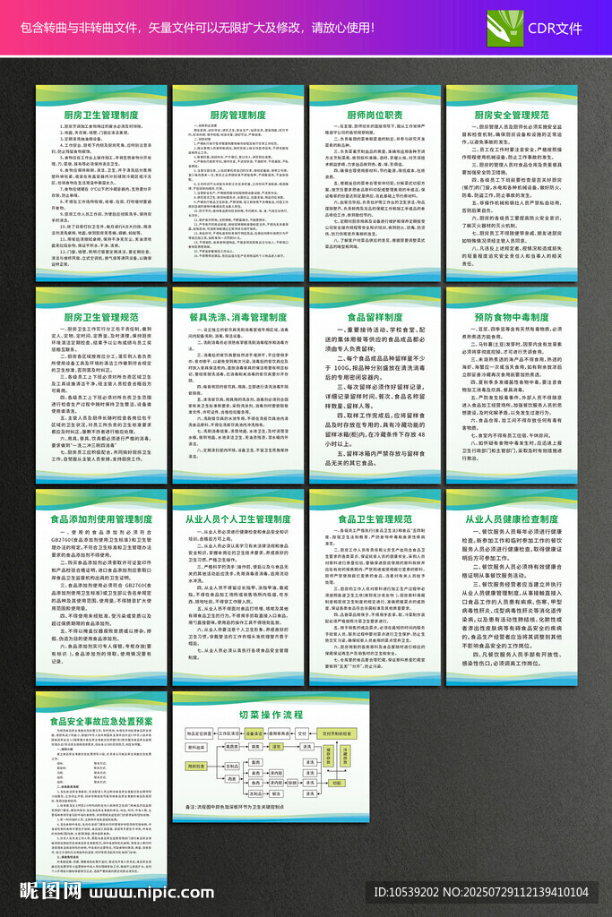 廚房衛(wèi)生管理制度