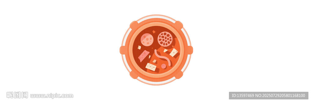 橙色圓形裝飾物件