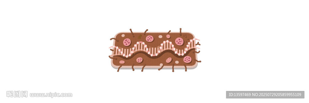 幾何圖案棕色串珠飾品