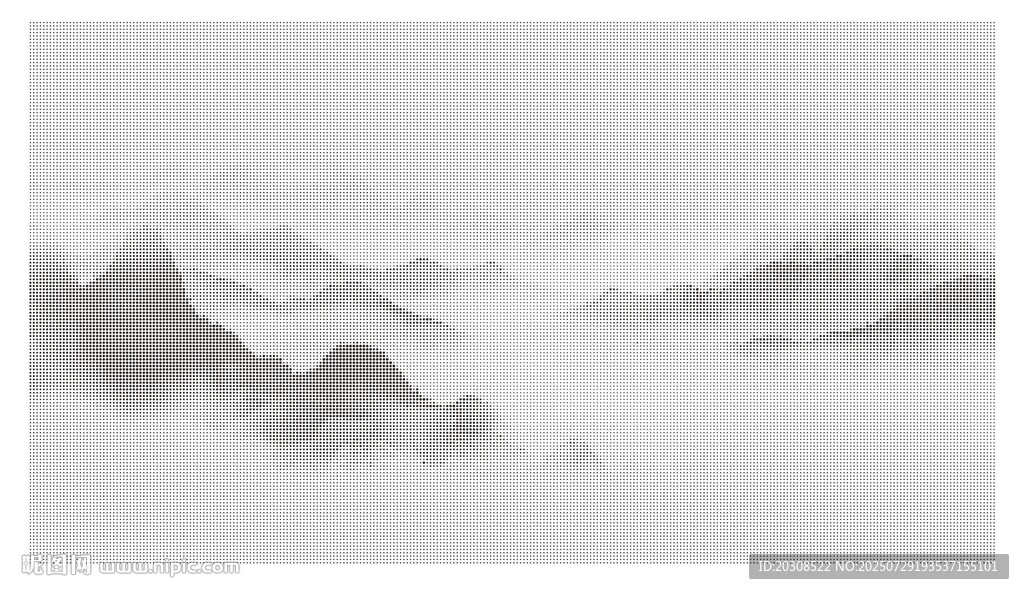 圓點山水激光鏤空圖