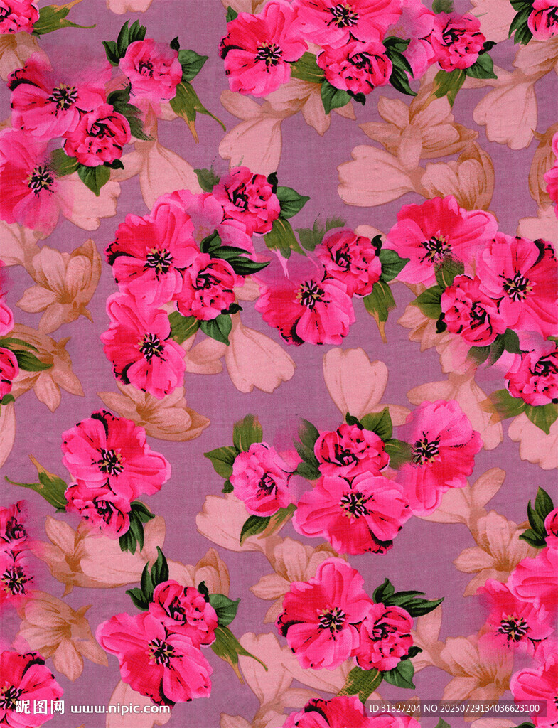 粉色花