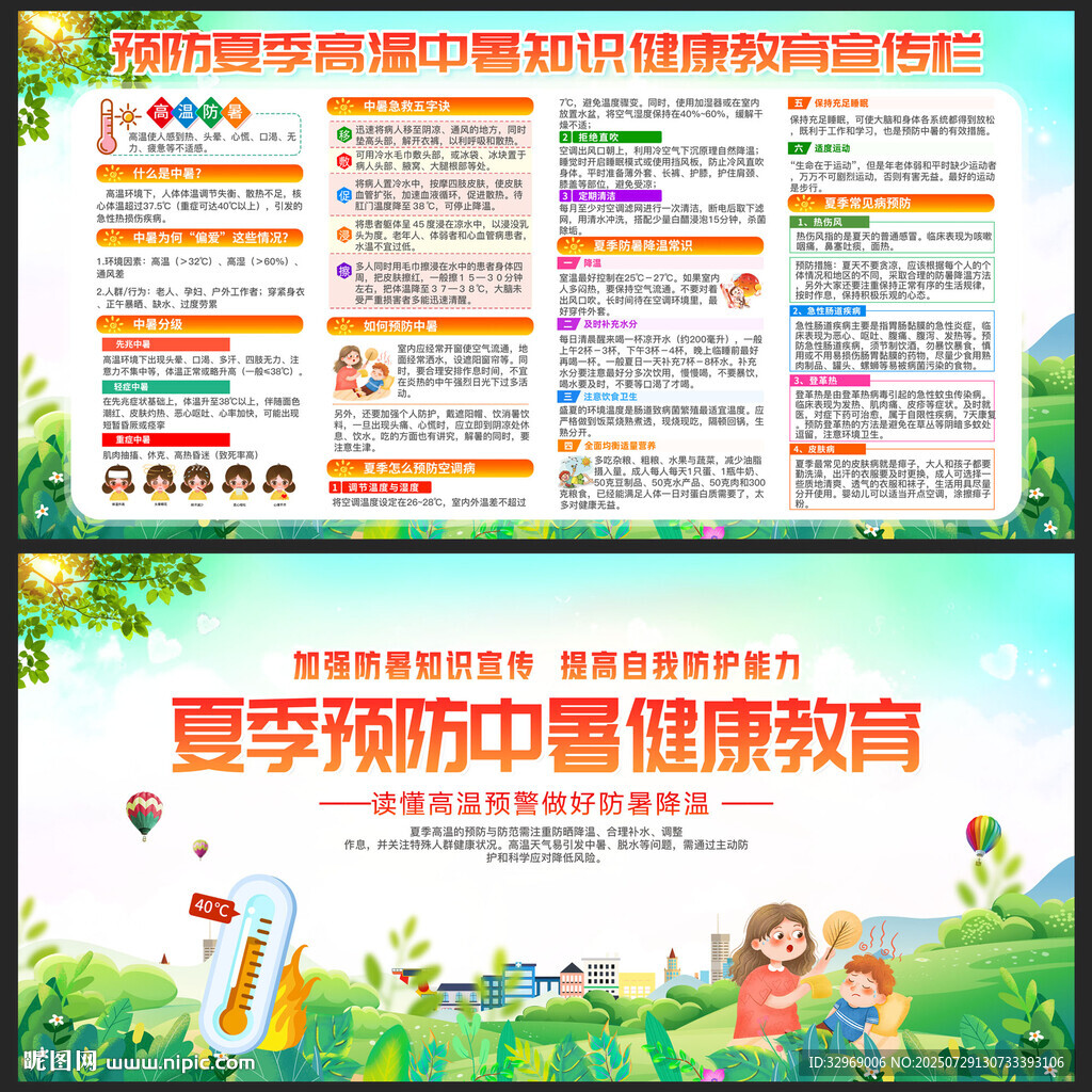 夏季預(yù)防中暑宣傳欄