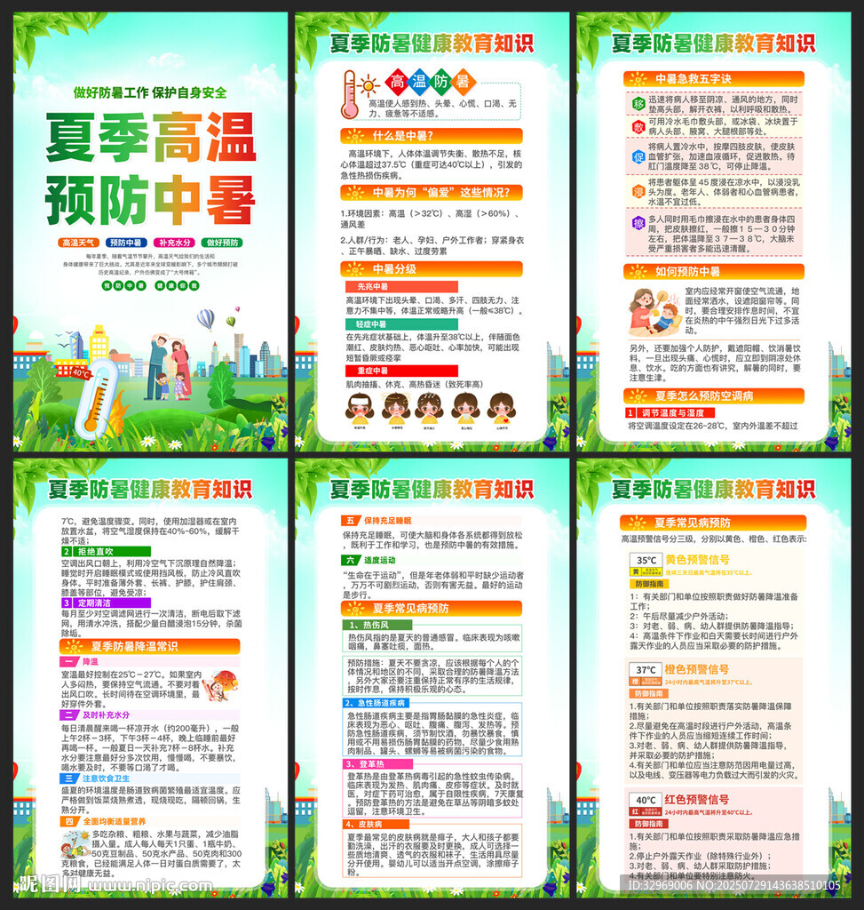 夏季防暑知識(shí)宣傳頁