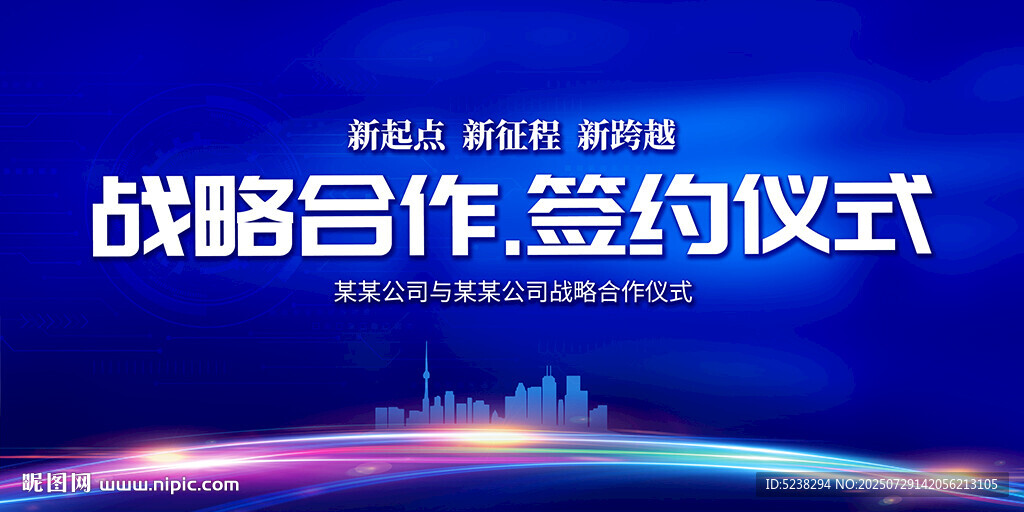 戰(zhàn)略合作簽約儀式