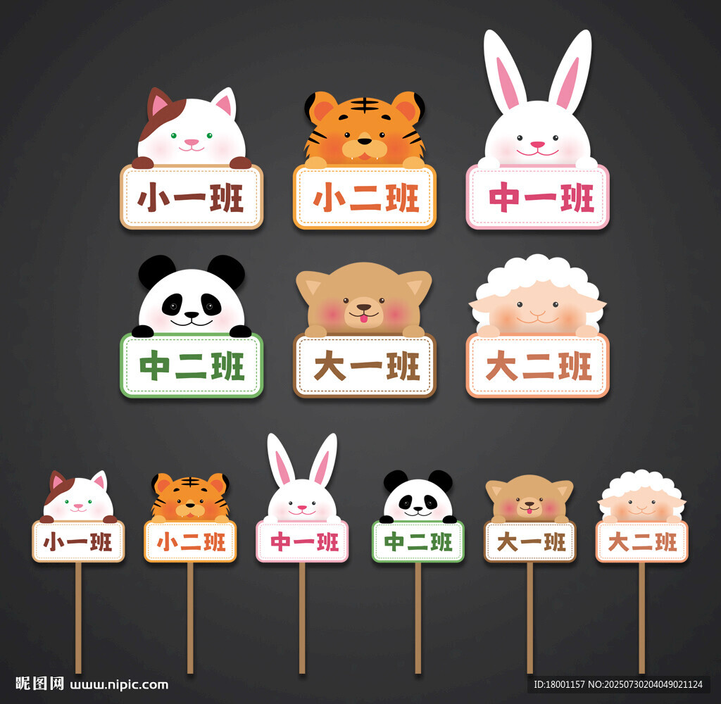 卡通門牌