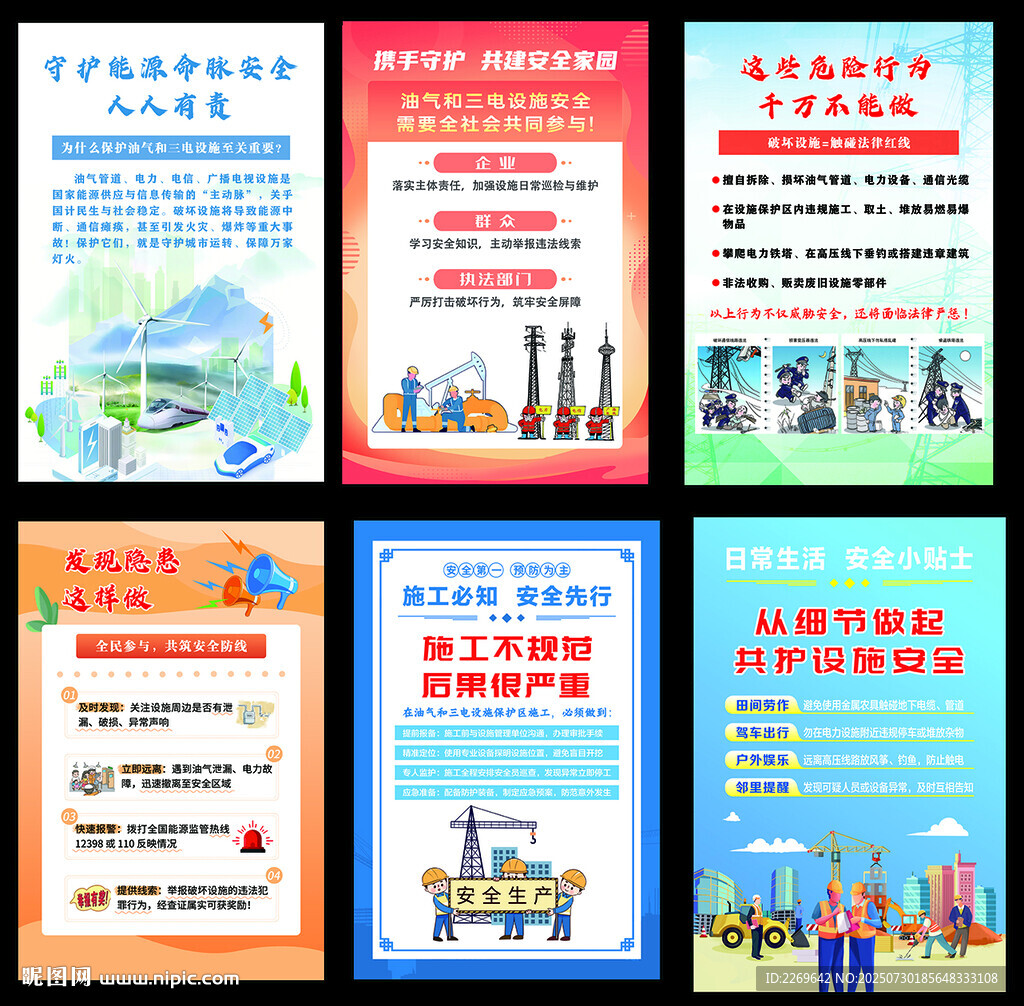 石油天然氣和三電設(shè)施保護(hù)展牌