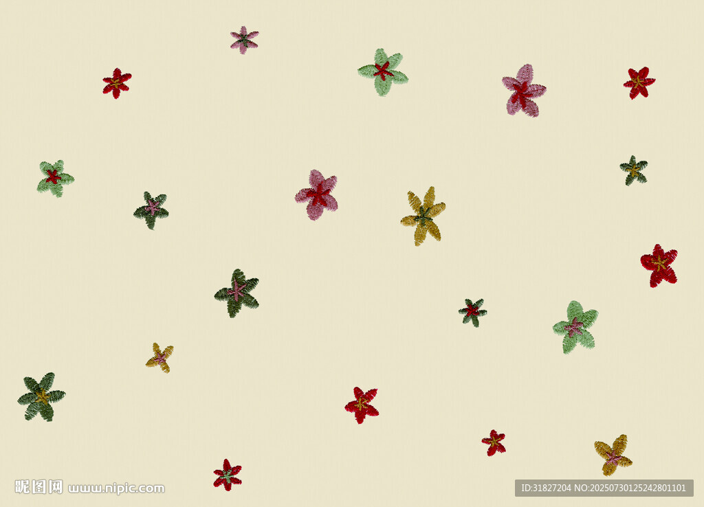 刺繡花