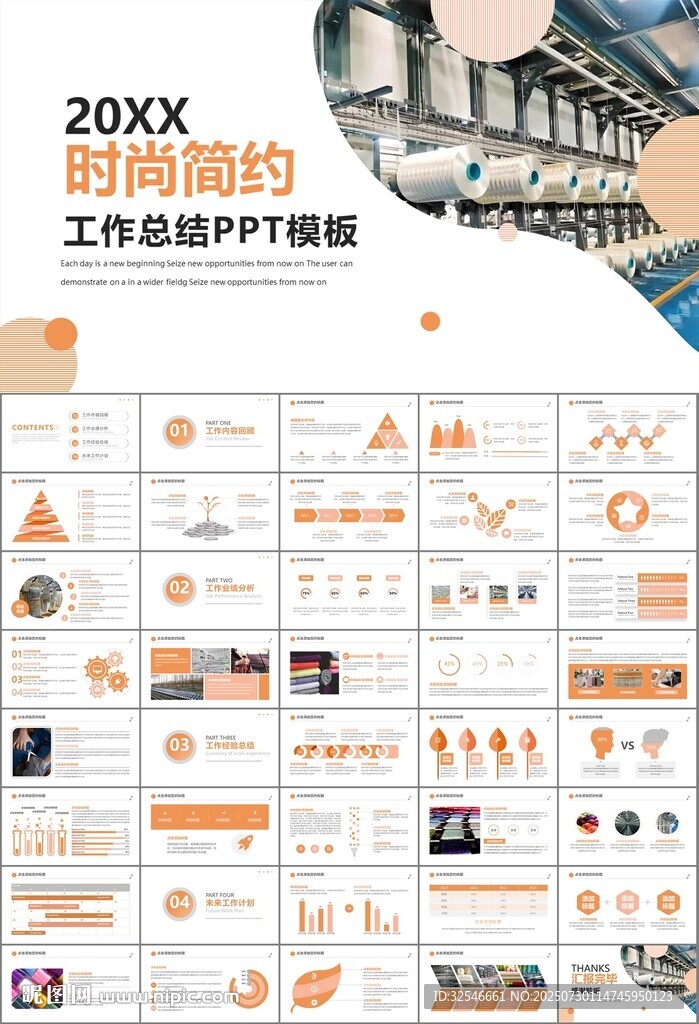 紡織行業(yè)總結(jié)計(jì)劃工作匯報(bào)PPT