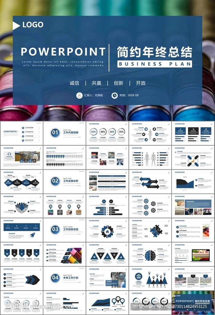 紡織行業(yè)總結(jié)計劃工作匯報PPT