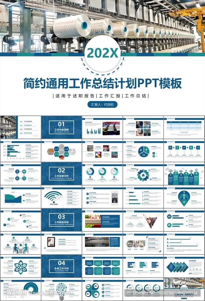 紡織行業(yè)總結(jié)計(jì)劃工作匯報(bào)PPT