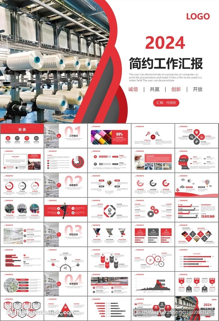 紡織行業(yè)總結(jié)計(jì)劃工作匯報(bào)PPT
