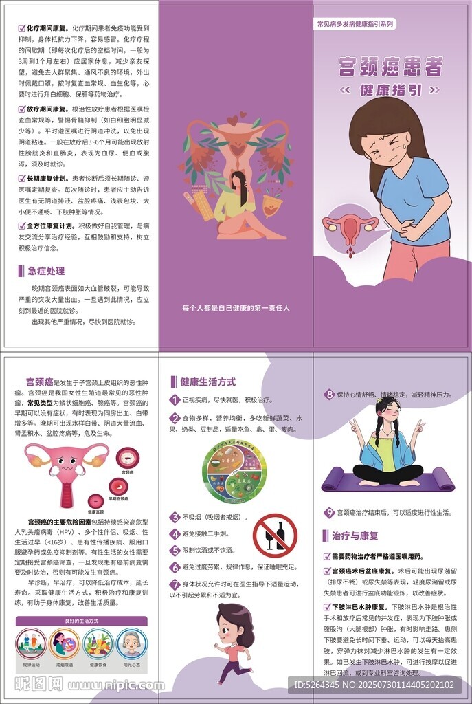 兩癌患者健康指引
