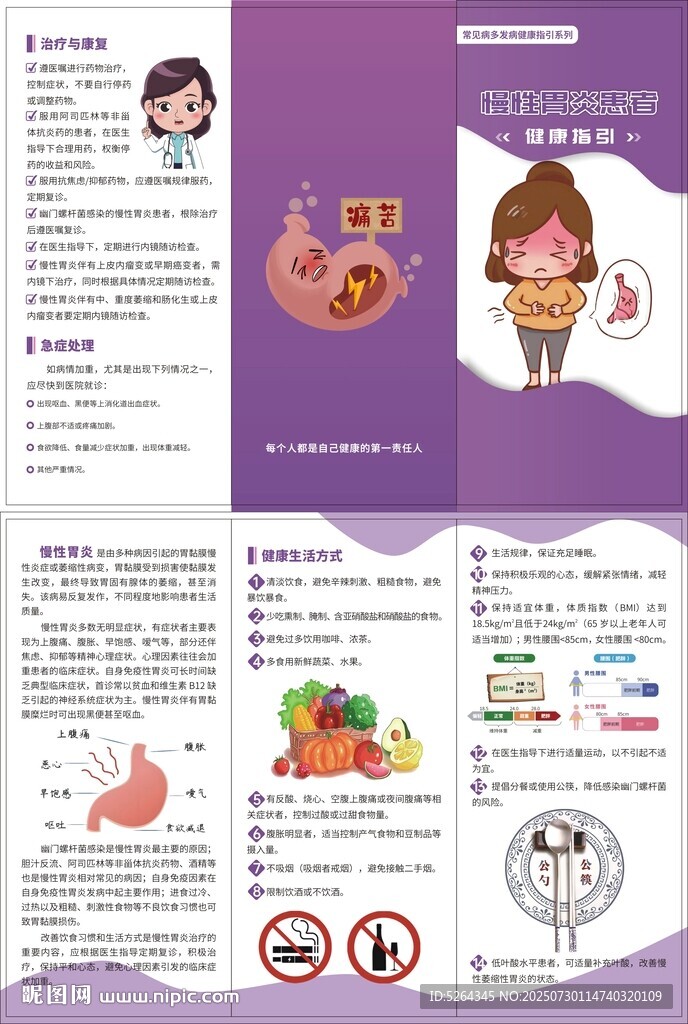 胃炎患者健康指引