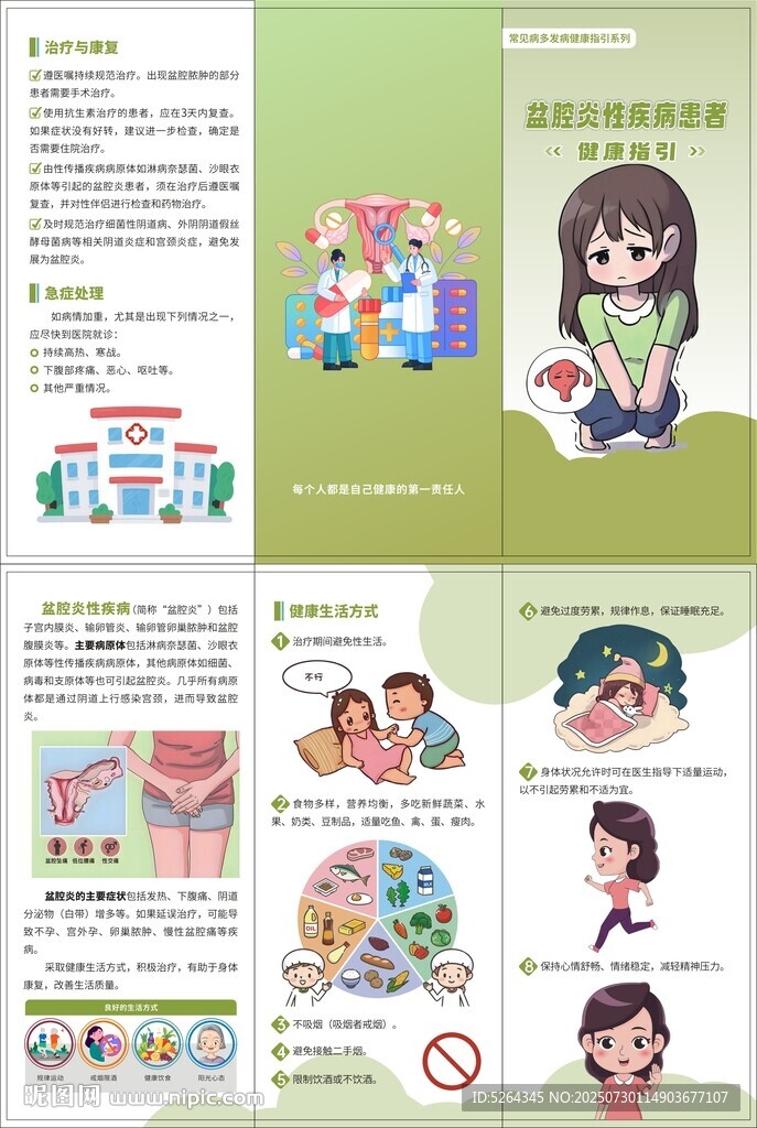 盆腔炎患者健康指引
