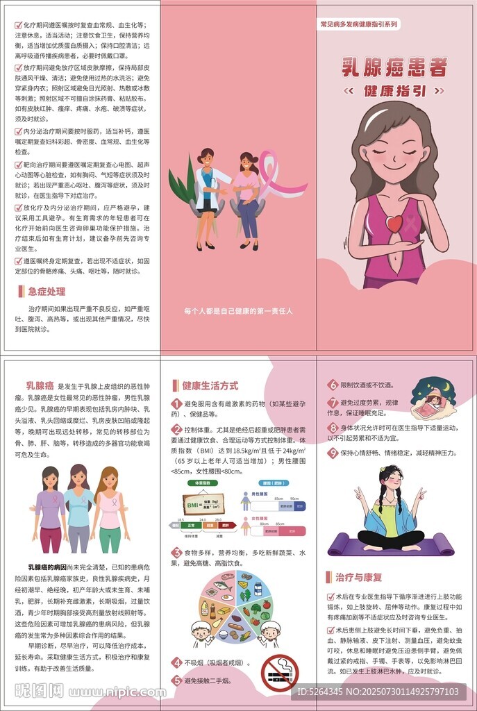 兩癌患者健康指引