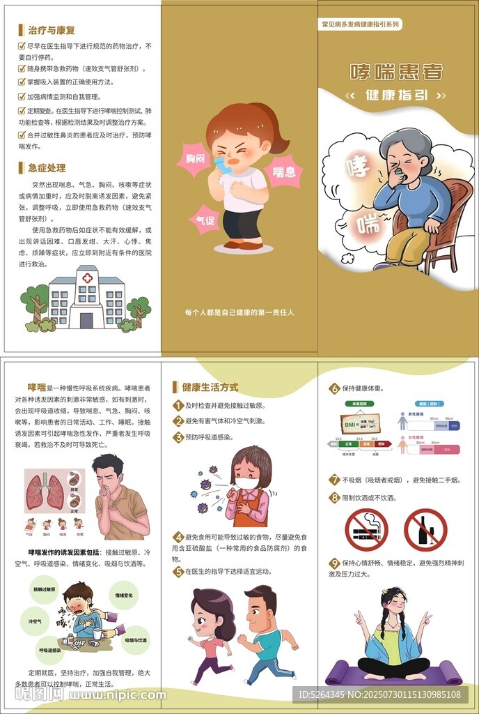 哮喘患者健康指引