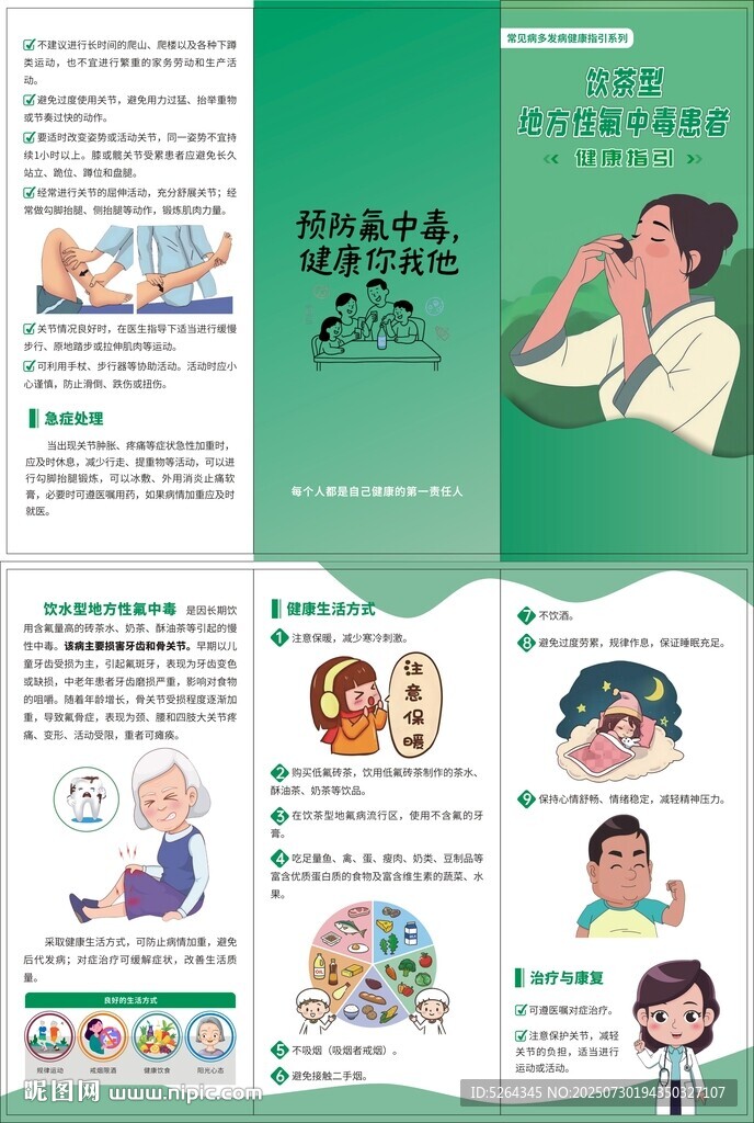 飲茶型氟中毒健康指引