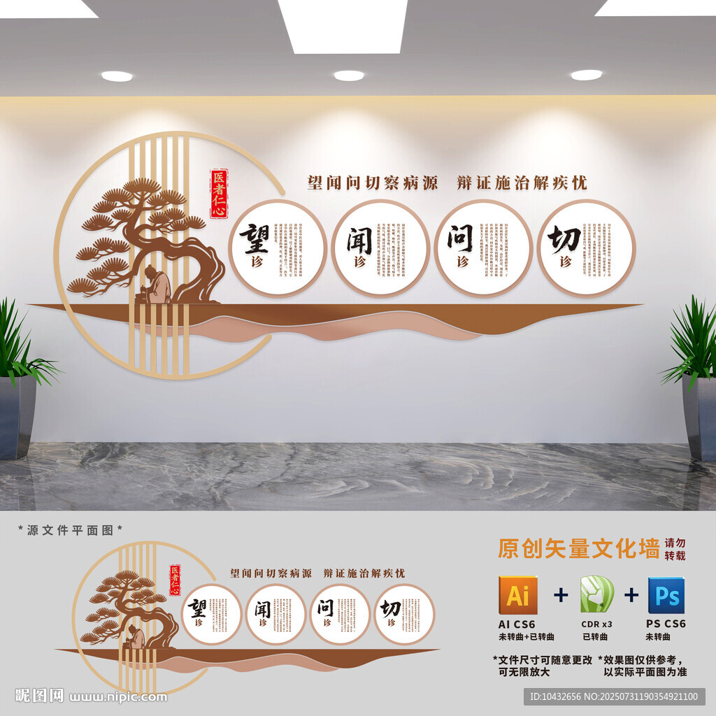 中醫(yī)展板文化墻