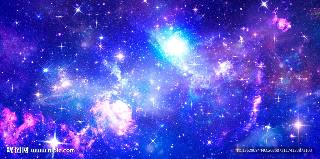 藍色星空壁畫