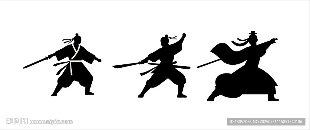 武術(shù)動(dòng)作剪影