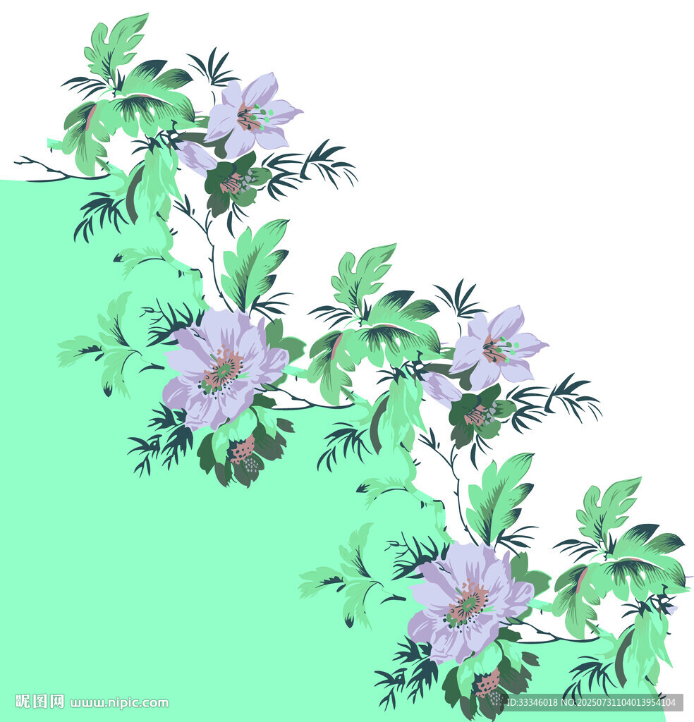 手繪花