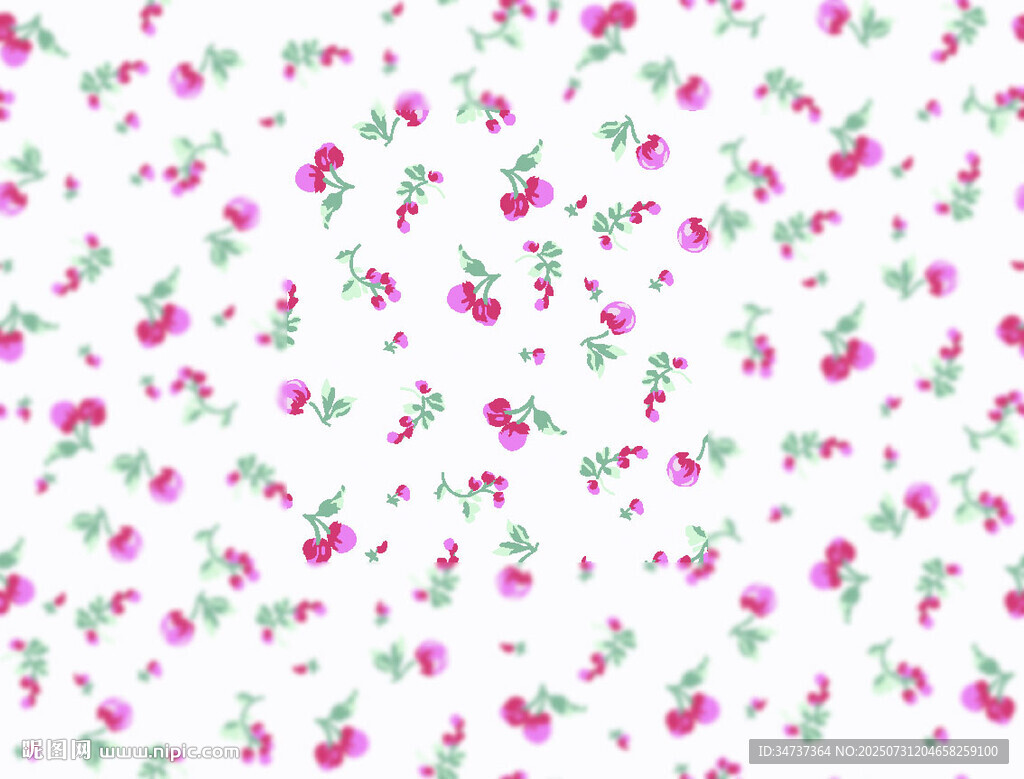 小碎花 櫻桃