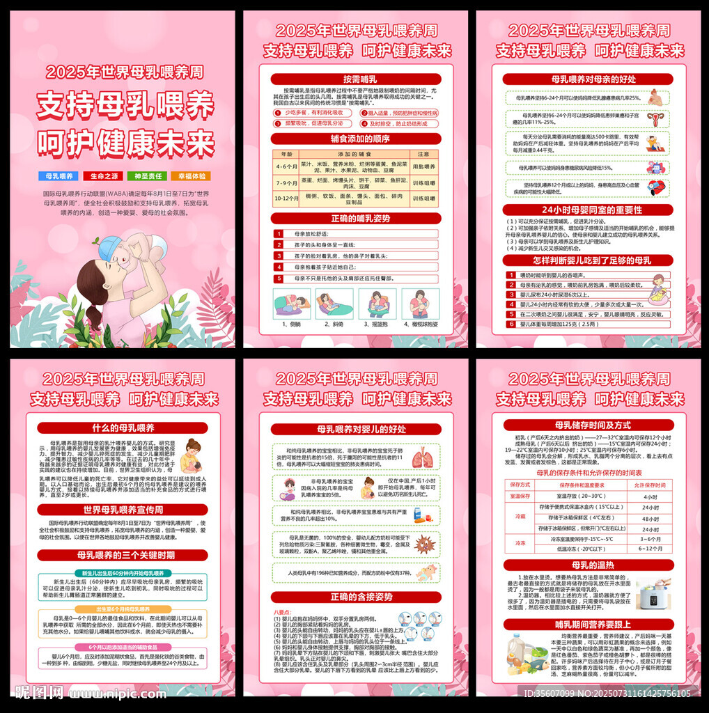 2025年世界母乳喂養(yǎng)周展板