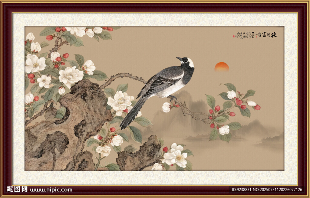 復(fù)古花鳥(niǎo)畫(huà)