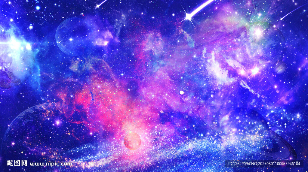 藍(lán)色星空壁畫