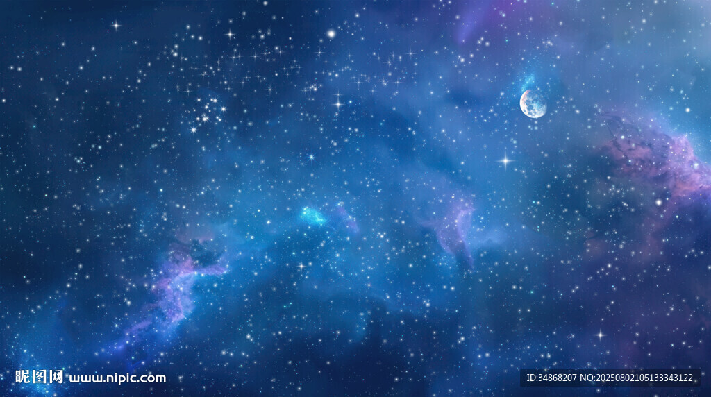 璀璨星空背景